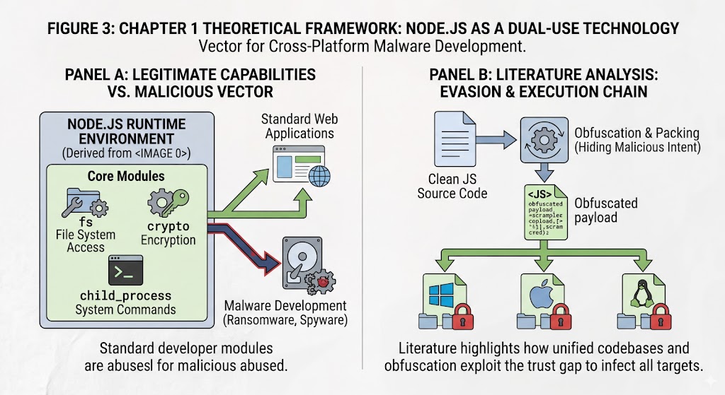 Node.js Dual-Use Technology Framework